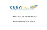 CUNYfirst for Supervisors Quick Reference CUNYfirst for Supervisors Quick Reference Guide 3 QR-2: Add