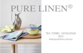 TEA TOWEL CATALOGUE - PURE LINEN Highly absorbent linen towels, with a loop on the longer side Proudly