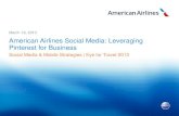 Leveraging Pinterest for Business American Airlines Social Media: Leveraging Pinterest for Business