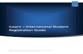 iLearn â€“ International Student Registration Guide iLearn â€“International Student Registration Guide