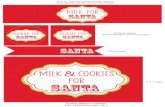 COOKIES FOR MILK & COOKIES FOR SANTA PRINTABLES Print COOKIES FOR MILK & COOKIES FOR SANTA PRINTABLES