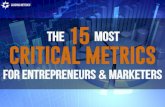 The 15 Most Critical Metrics for Entrepreneurs & Marketers
