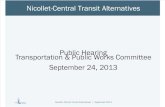 Nicollet-Central transit alternatives