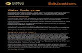 Water Cycle Game - Coliban Water Cycle game.pdfآ  The water cycle describes how water moves between
