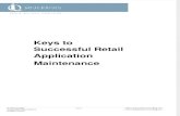 Quickborn Consulting Whitepaper : Keys to Successful Retail Application Maintenance