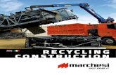 RECYCLING CONSTRUCTION - Marchesi Gru Marchesi Gru was born in 1968 from an idea of the brothers Bruno