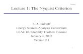 Lecture 1 Lecture 1: The Nyquist Criterion sudhoff/ee631/dcst_lecture1.pdf Lecture 1 1 Lecture 1: The