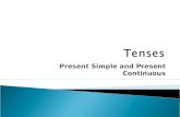 Tenses - Present Tense-Present Continous