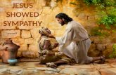 08 jesus showed sympathy