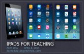 iPad Apps for Teaching 2.0