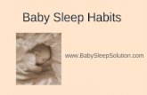Baby Sleep Habits