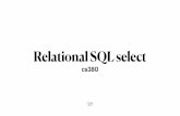 Relational SQL select