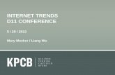 INTERNET TRENDS D11 CONFERENCE -  · PDF fileINTERNET TRENDS D11 CONFERENCE . 5 / 29 / 2013 Mary Meeker / Liang Wu