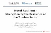 Hotel Resilient · PDF file Hotel Resilient Objective: To improve disaster risk management and strengthen resilience in the tourism industry. Approach: Strong partnerships with the