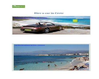 Hire a car in crete - [DOCX Document]